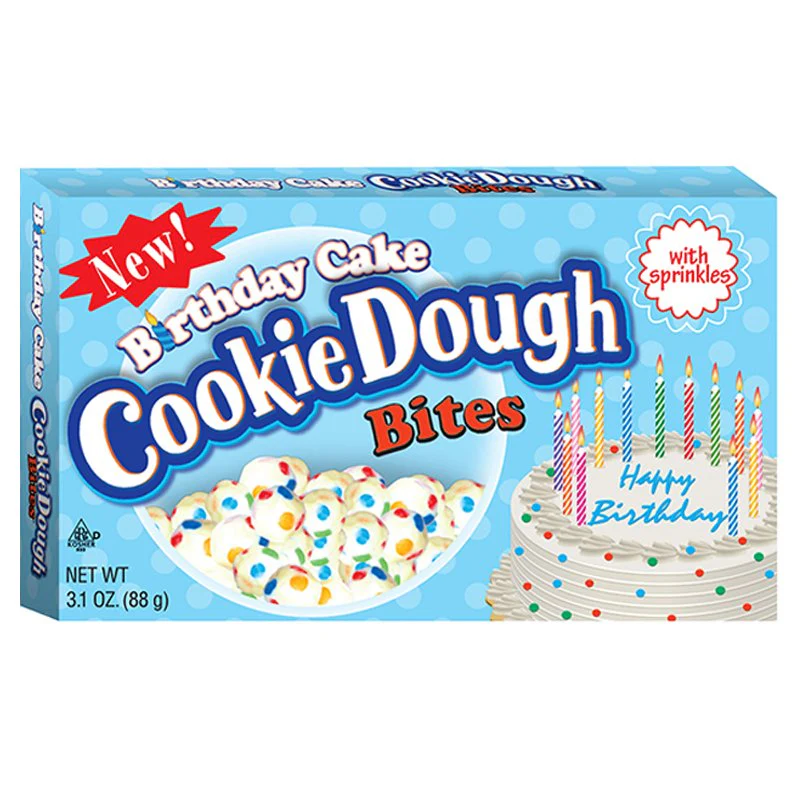 Cookie Dough Bites Theatre Box - Birthday Cake 88g