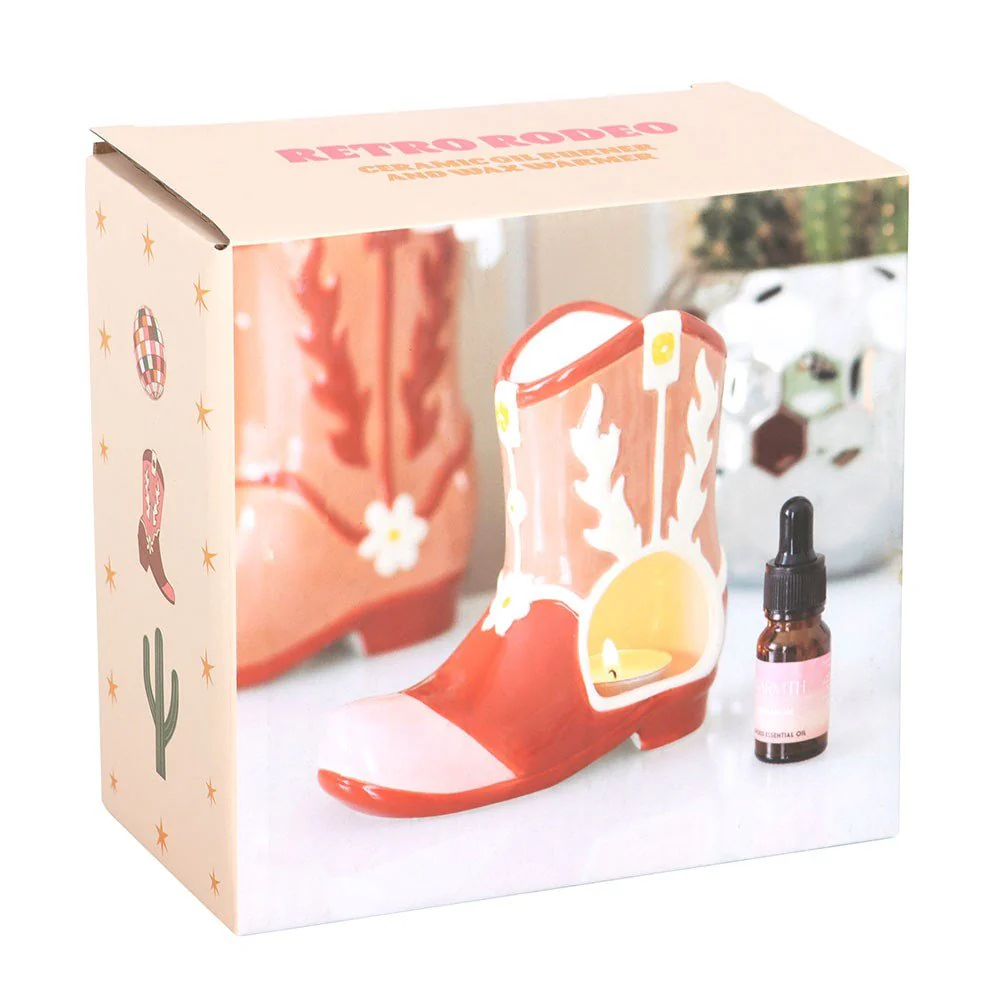 Cowboy Boot Oil Burner and Wax Warmer - Image 4