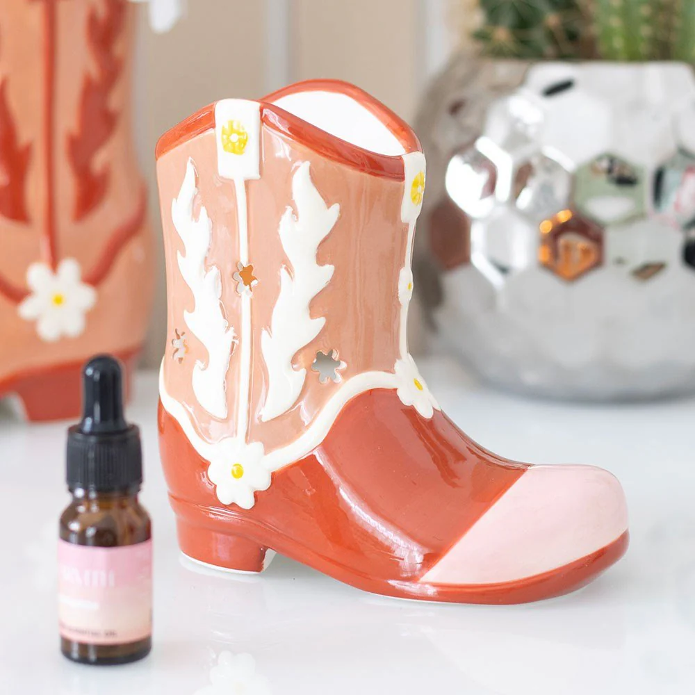 Cowboy Boot Oil Burner and Wax Warmer - Image 5