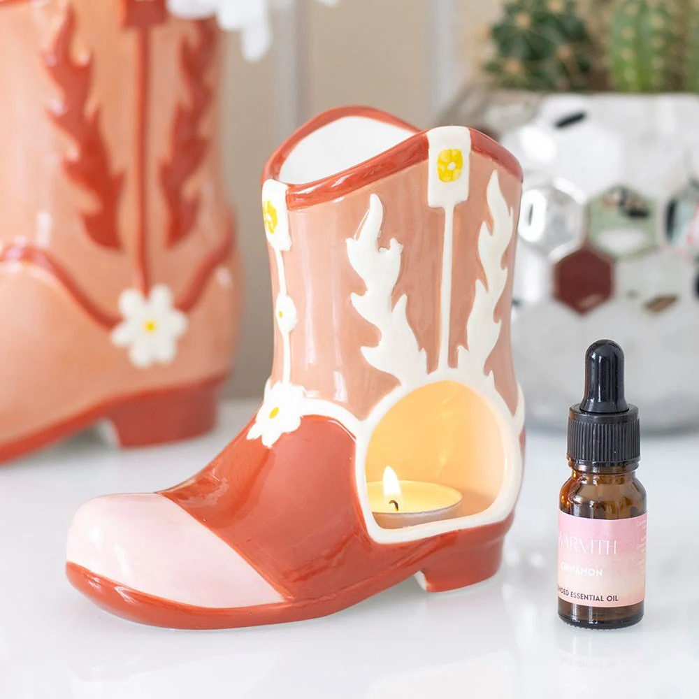 Cowboy Boot Oil Burner and Wax Warmer - Image 6