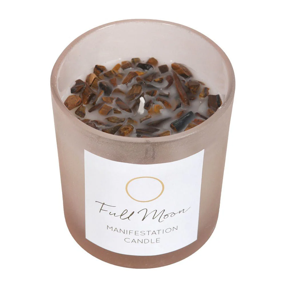 Crystal Chip Candle - Full Moon - Image 3