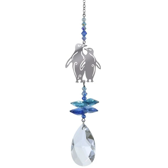 Wild Things Crystal Fantasy Small - Penguins Royal Blue