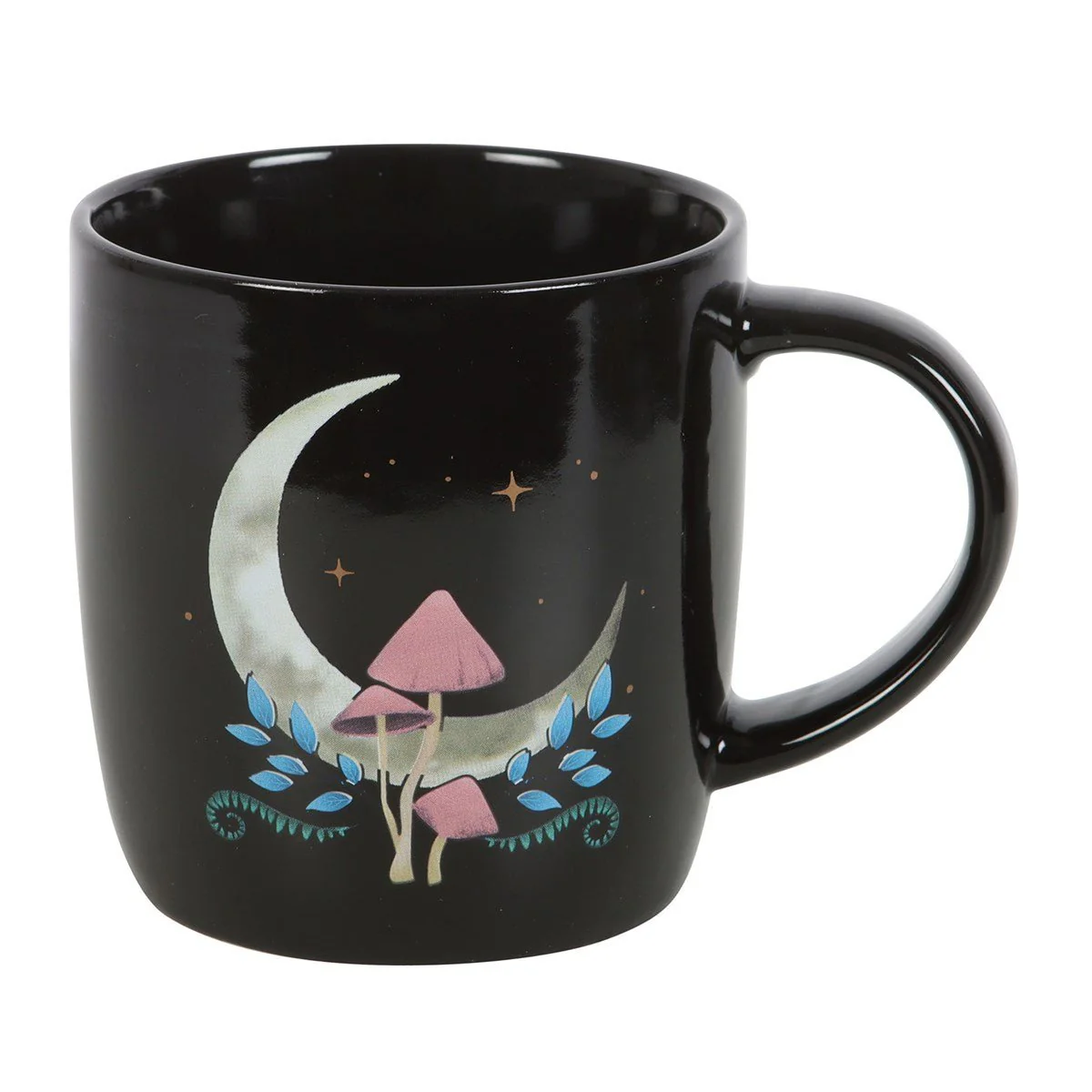 Dark Forest Mystical Moon Ceramic Mug - Image 3