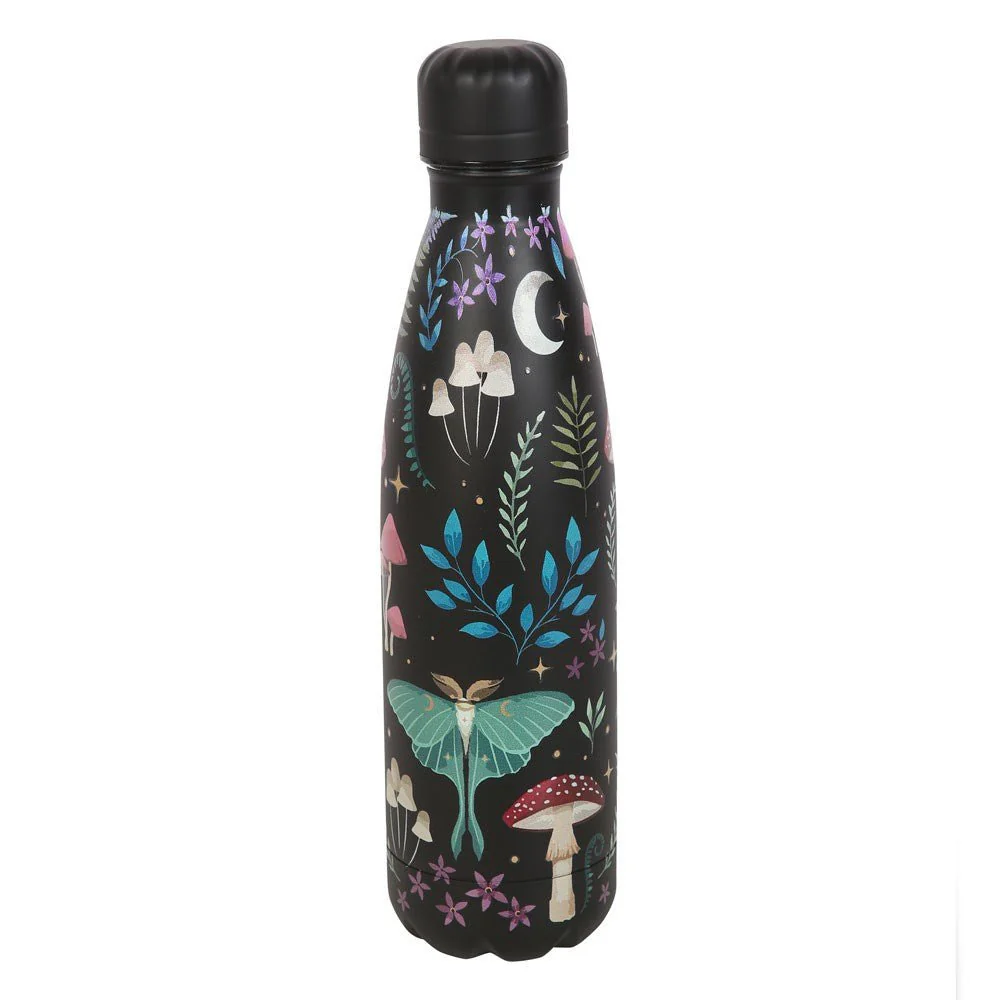 Dark Forest Print Metal Water Bottle - Image 2