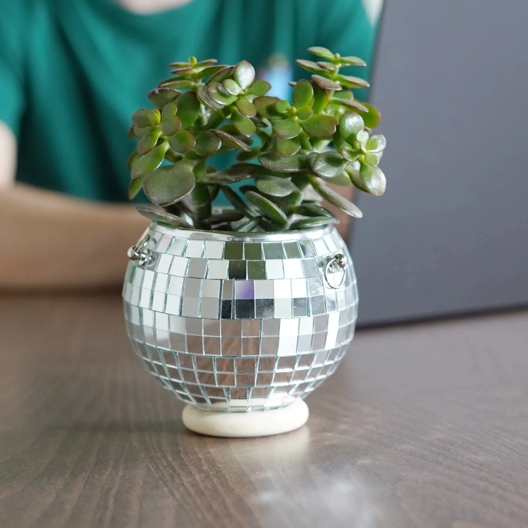 Disco Ball Hanging Planter - Image 2