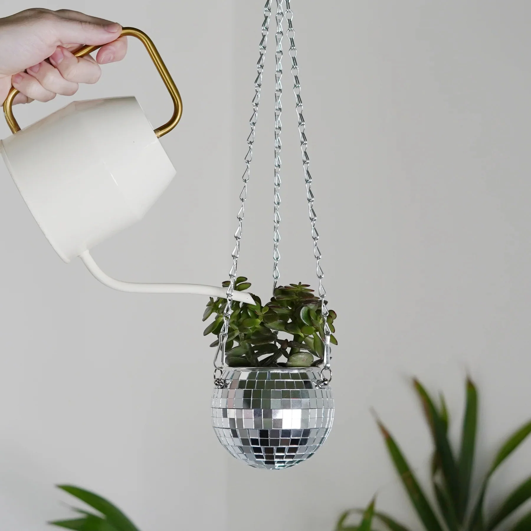 Disco Ball Hanging Planter - Image 5