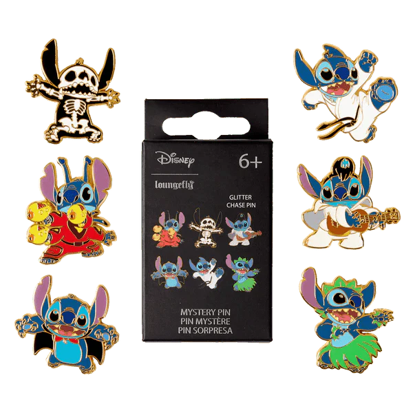 Loungefly Disney Stitch Dress Up Blind Box Pin