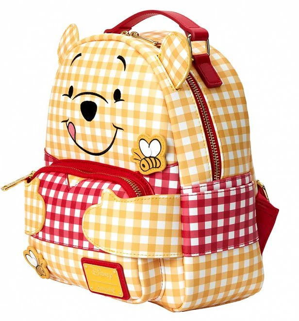Loungefly Disney Winnie the Pooh Classic Gingham Mini Backpack - Image 2