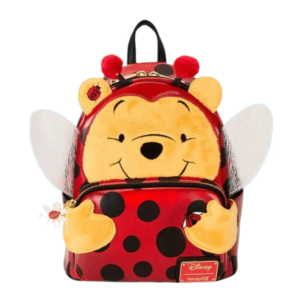 Loungefly Disney Winnie the Pooh Ladybug Pooh Cosplay Mini Backpack