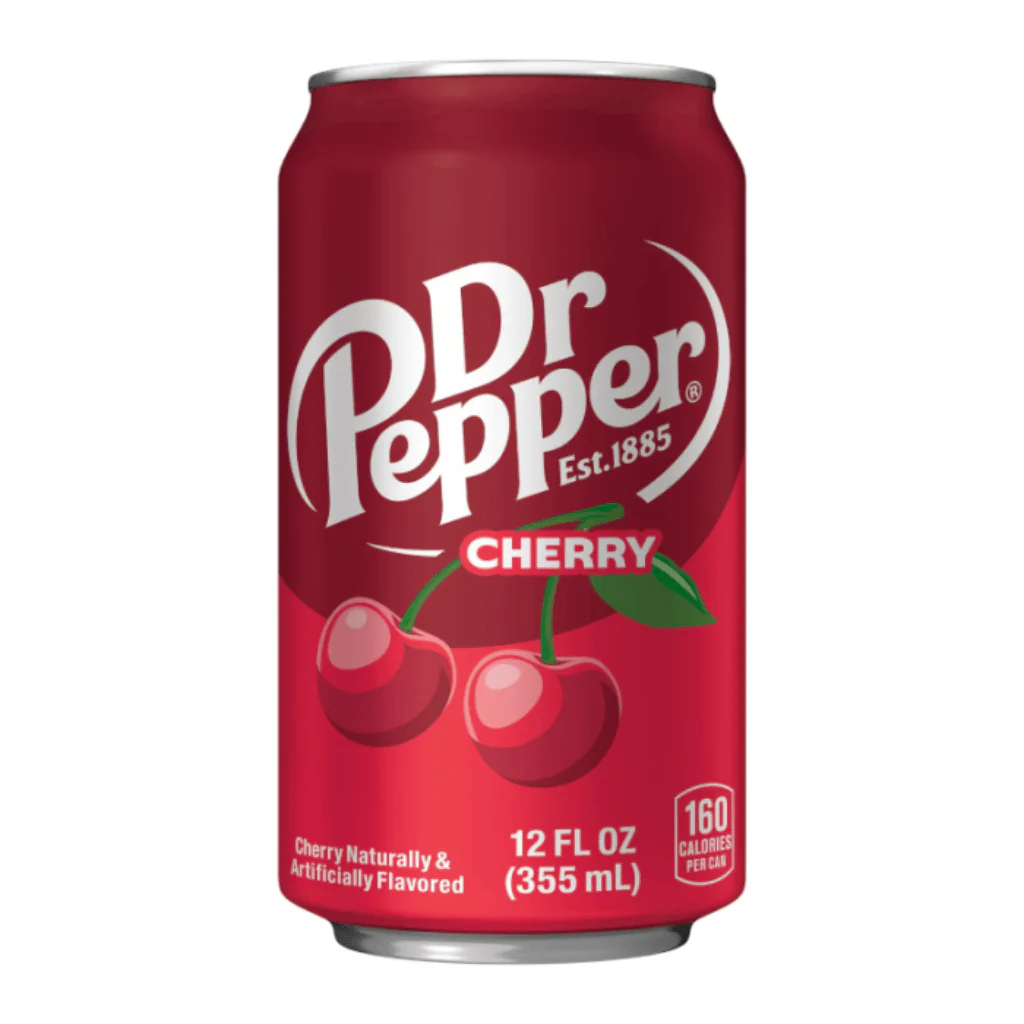 Dr Pepper Cherry American Soda Drink 355ml
