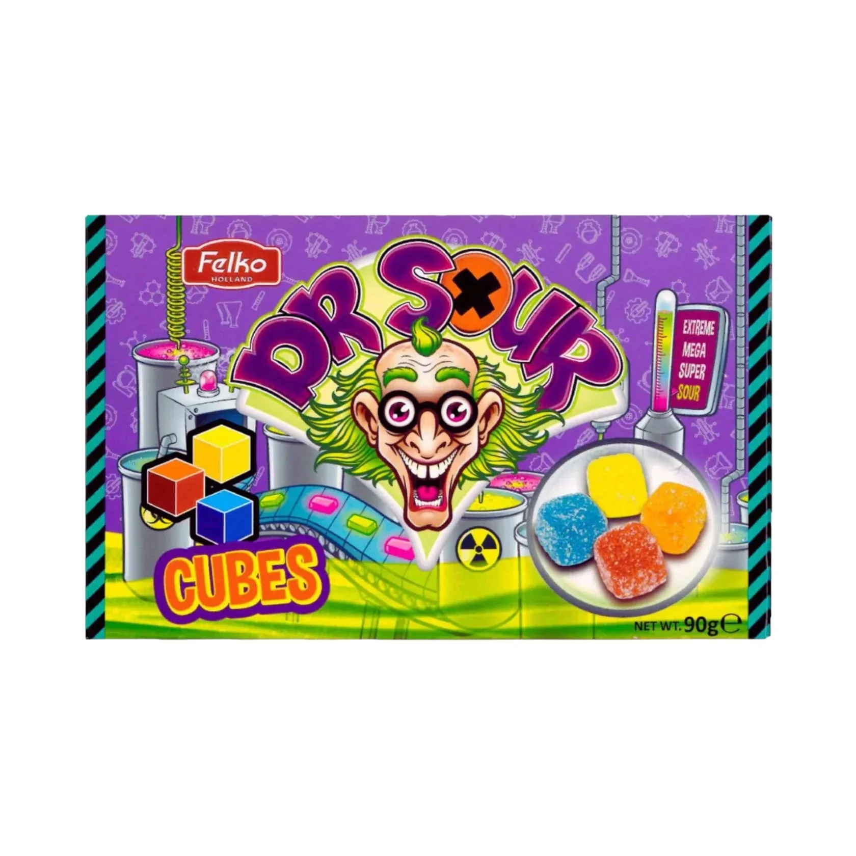 Dr Sour Sour Cubes Theatre Box 90g