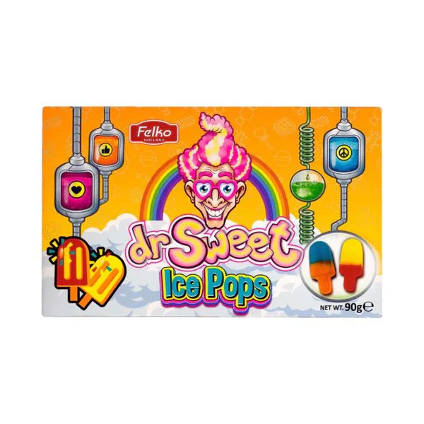 Dr Sweet Ice Pop Gummies Theatre Box 90g