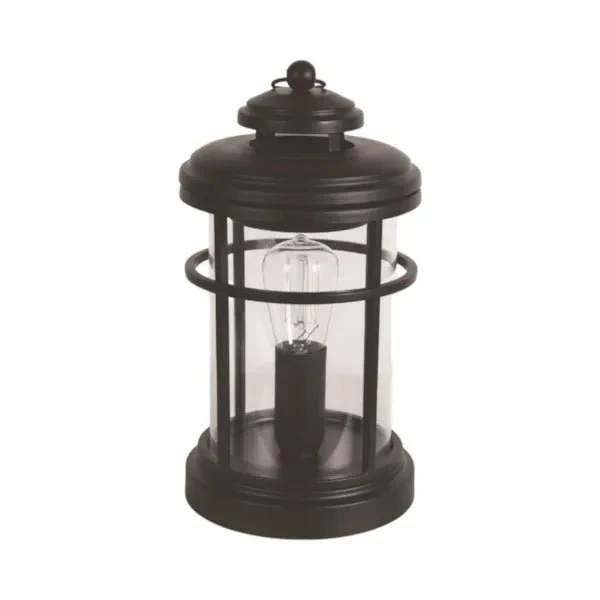Edison Lantern Electric Wax Melt Burner – Black 22cm - Image 2