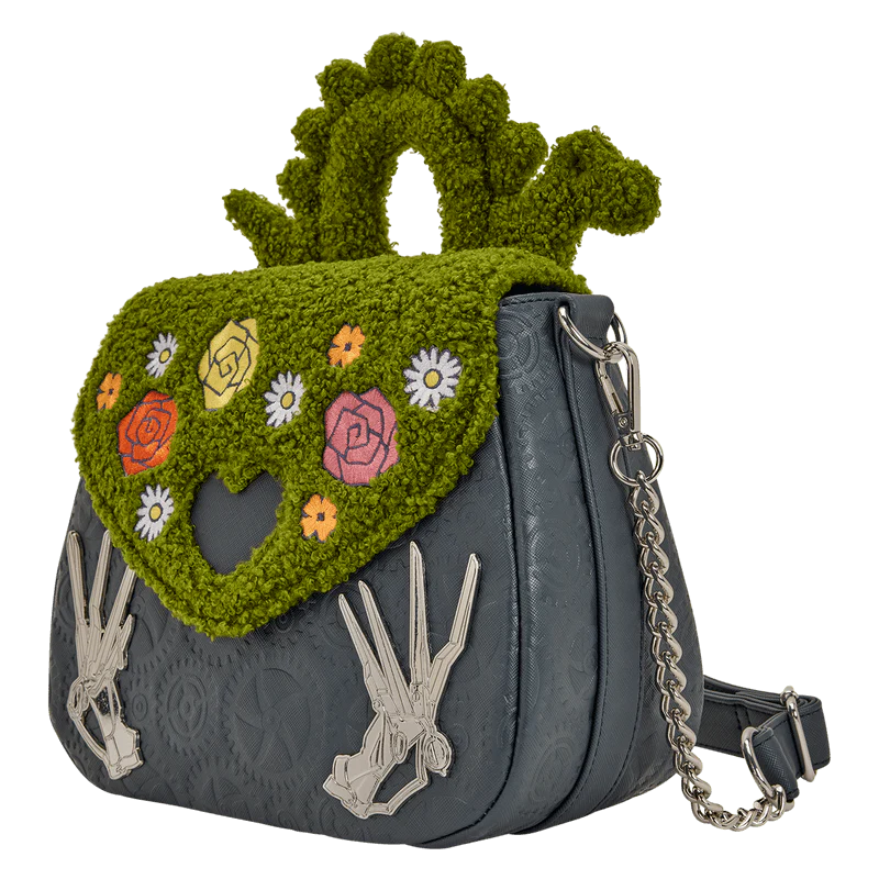 Loungefly Edward Scissorhands Sherpa Crossbody Bag - Image 2