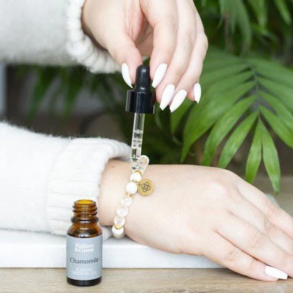 Essential Oil Gemstone Bracelet Kit - Clear Quartz - Image 3