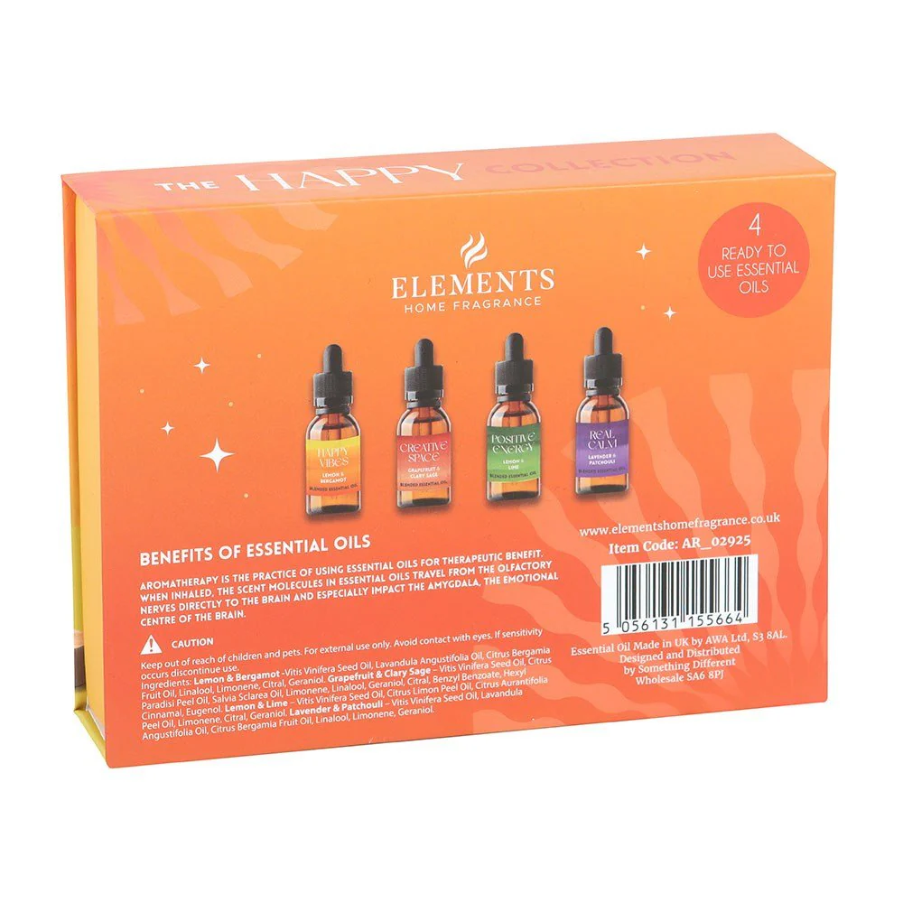 Happy Essential Oils Gift Set – 4 Uplifting Blends - Image 3