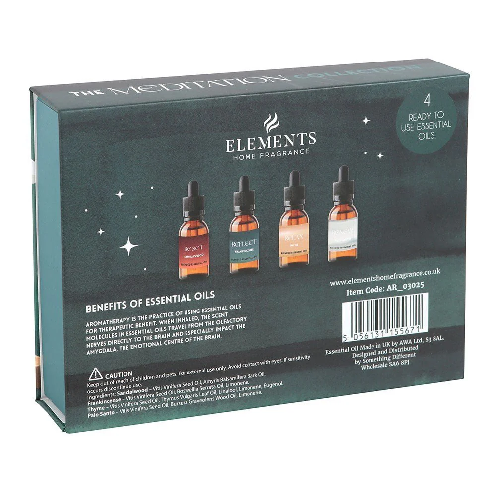 Meditation Essential Oils Gift Set β 4 Grounding Blends - Image 3