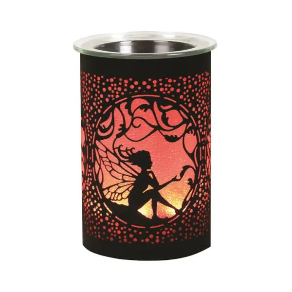 Fairy Wax Melt Burner with On/Off Switch – Black - Image 3