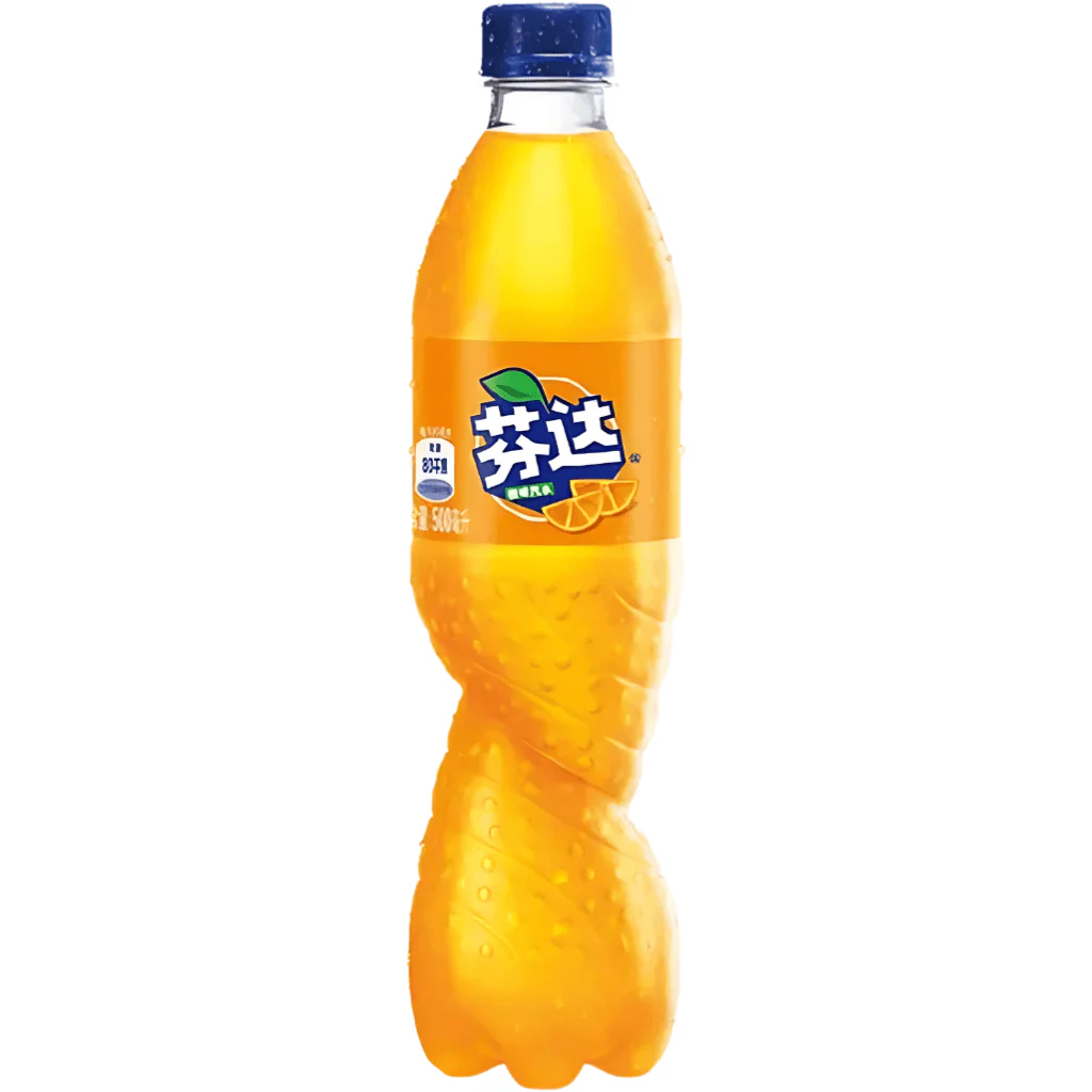 Fanta Orange China Soda Drink 500ml