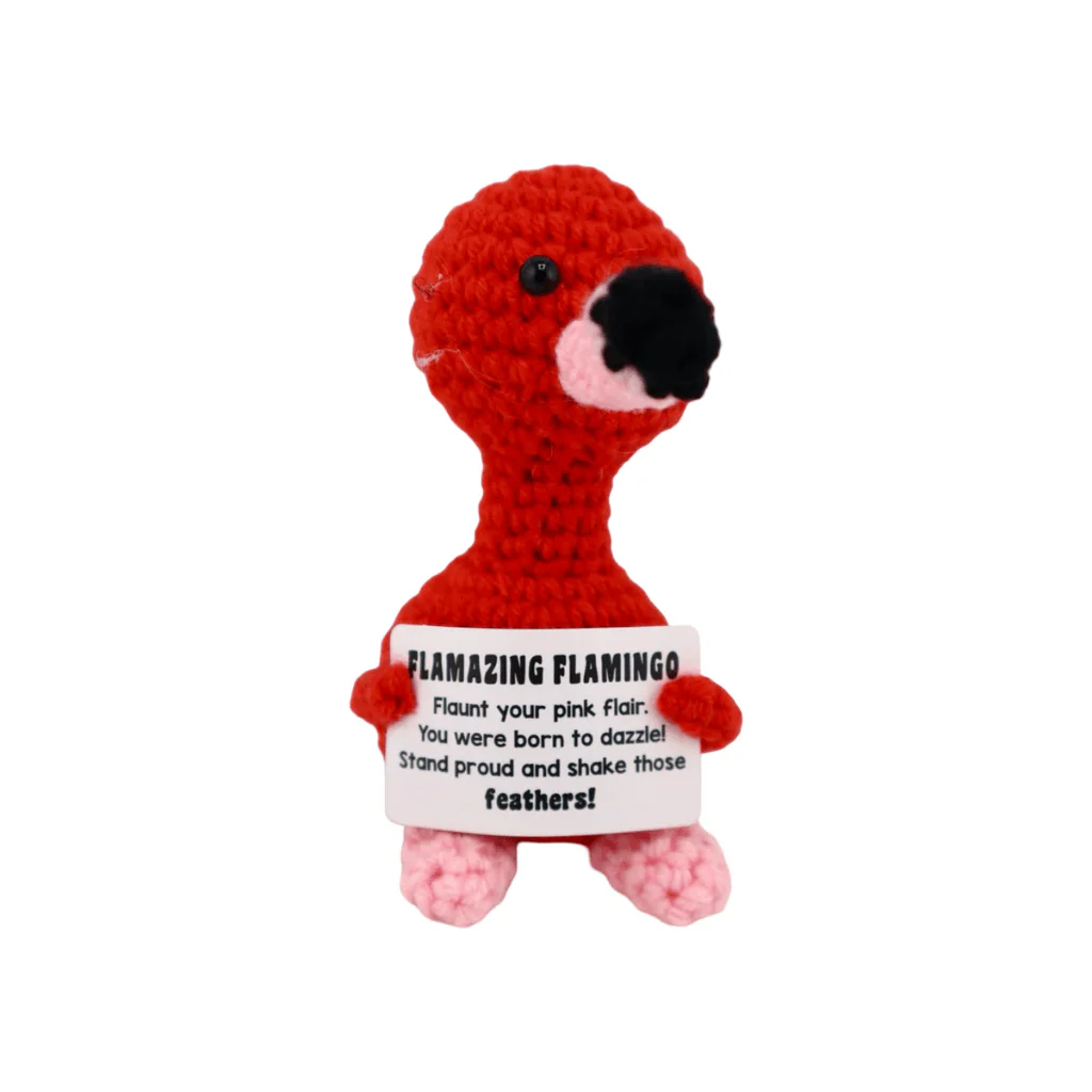 Flamazing Flamingo Crochet Desk Decoration