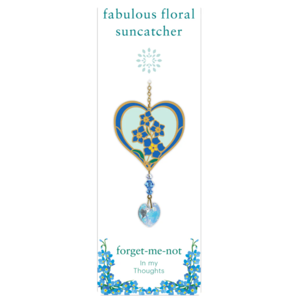 Forget-Me-Not Crystal Suncatcher – Fabulous Florals