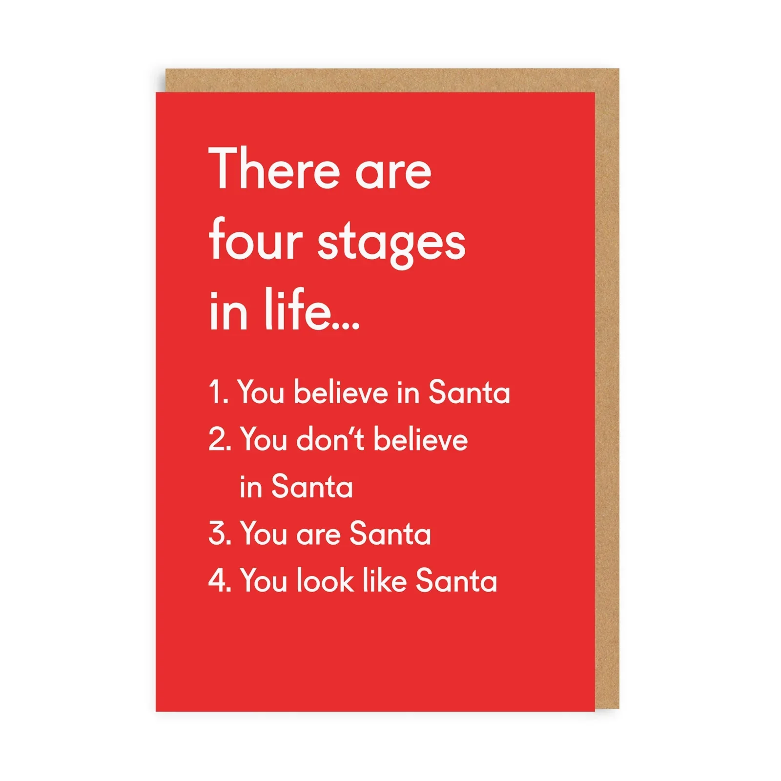 Four Stages in Life Christmas Card