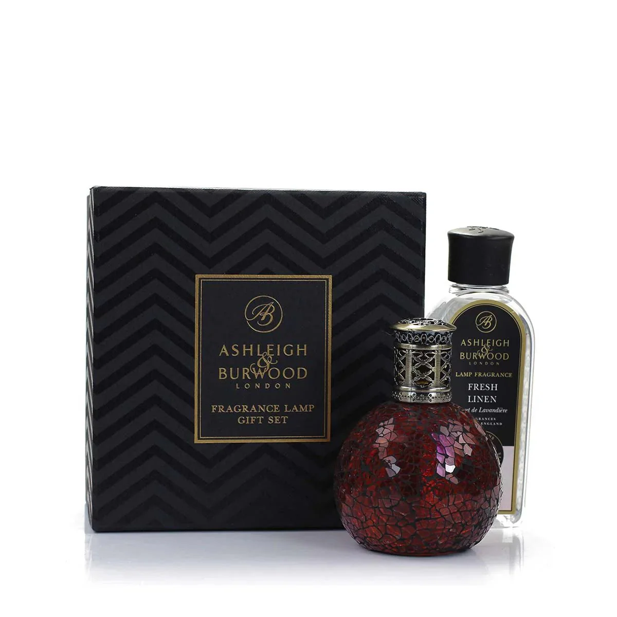 Fragrance Lamp Gift Set - Rose Bud & Fresh Linen
