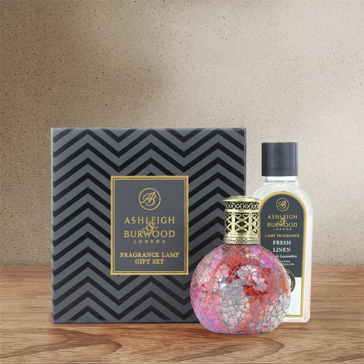 Fragrance Lamp Gift Set - Rose Bud & Fresh Linen - Image 2