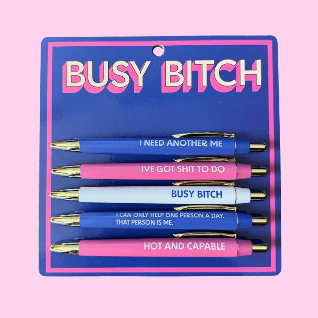 Fun Club Busy Bitch Pen Set