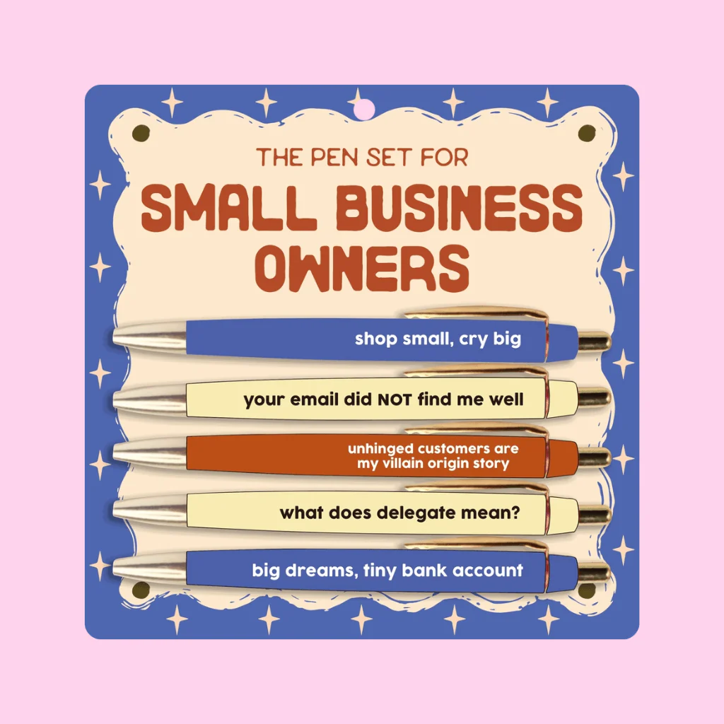 Fun Club Small Business Owners Pen Set