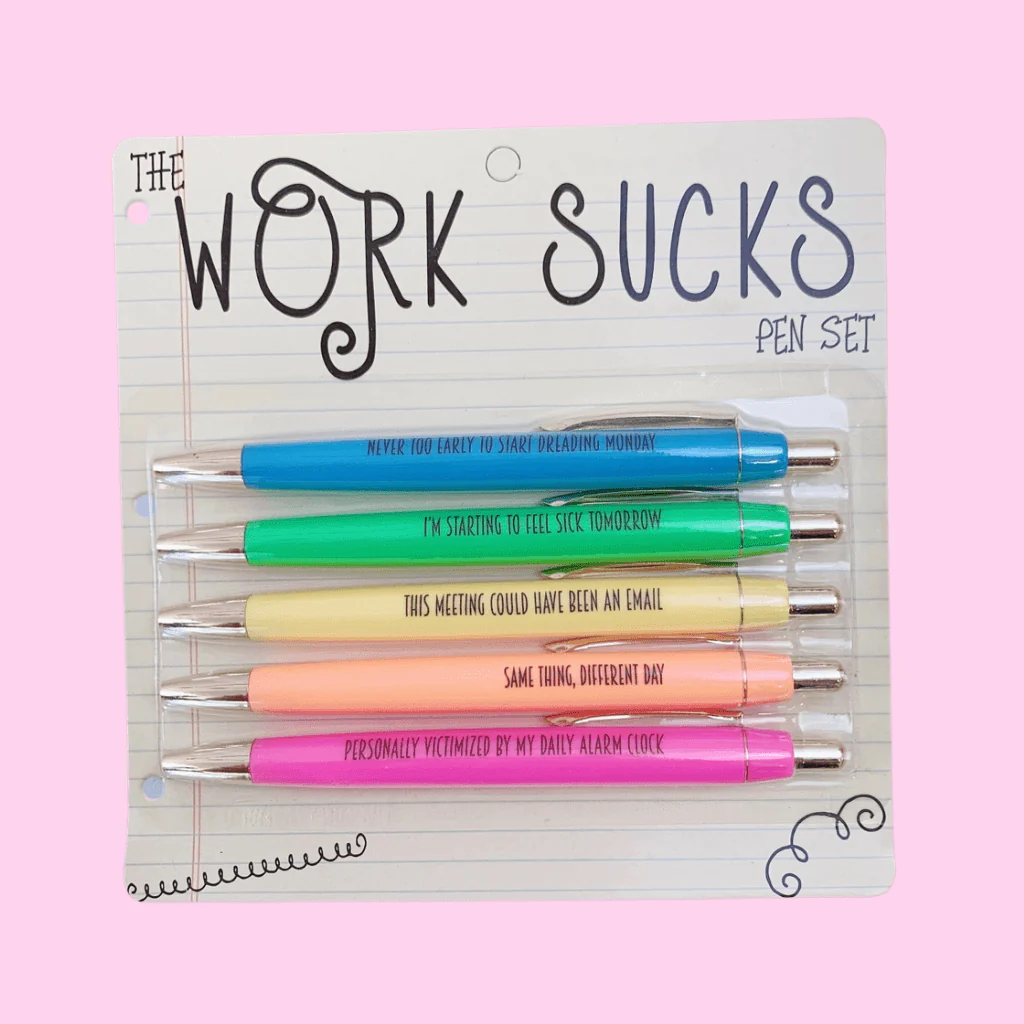 Fun Club The Work Sucks Pen Set