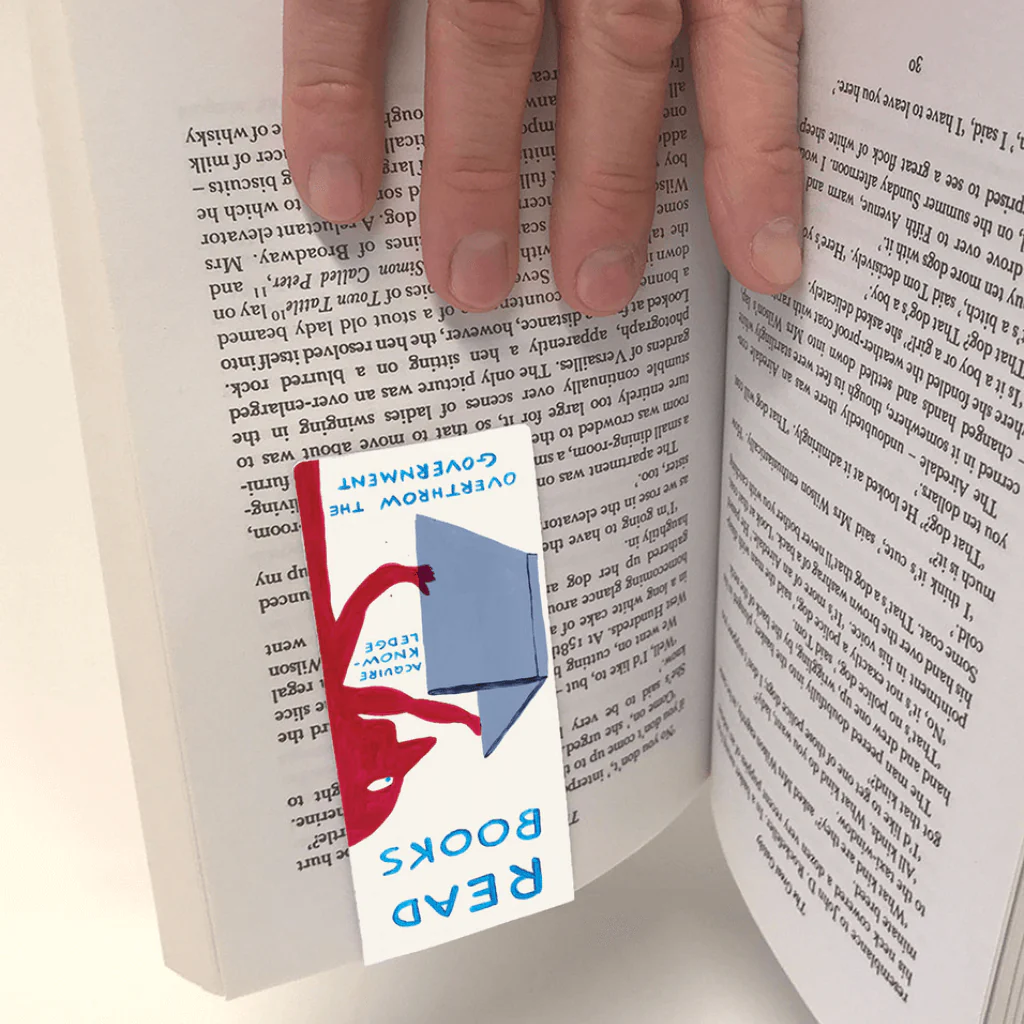 Funny Magnetic Bookmark – Read Books by David Shrigley - Image 3
