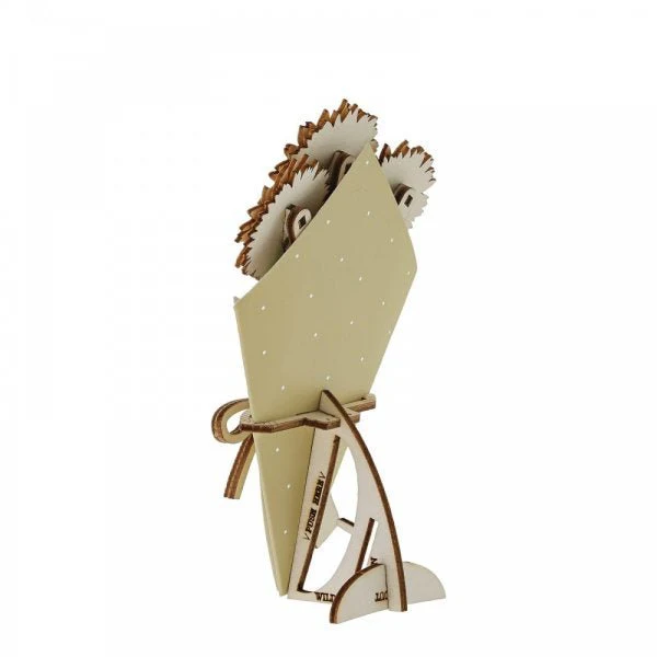Get Well Soon 3D Flower Figurine Card - Image 4
