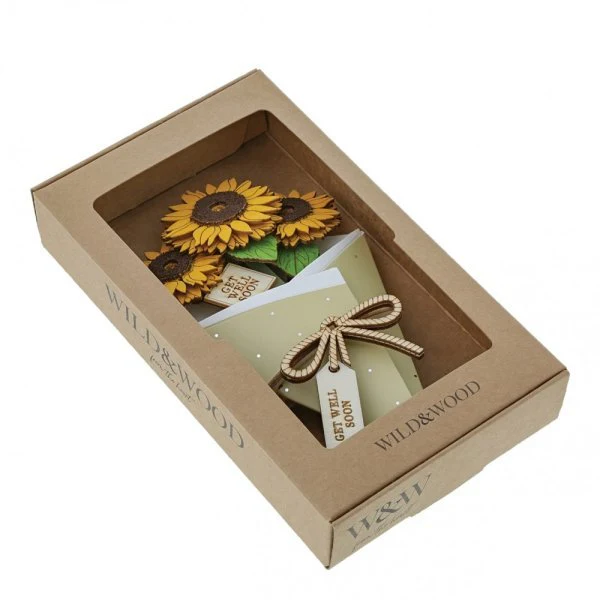 Get Well Soon 3D Flower Figurine Card - Image 7