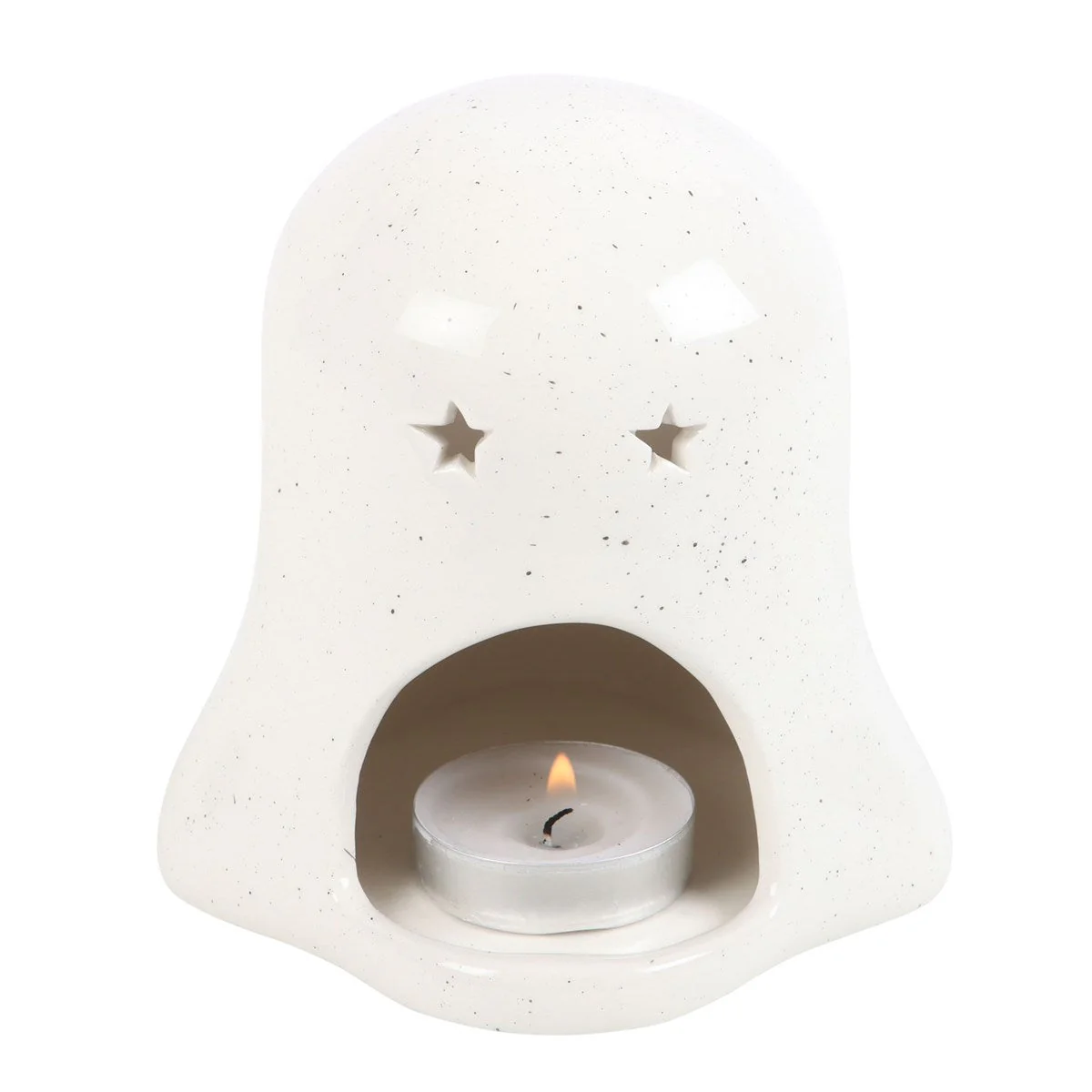 Ghost Shaped Ceramic Tealight Holder - Image 3