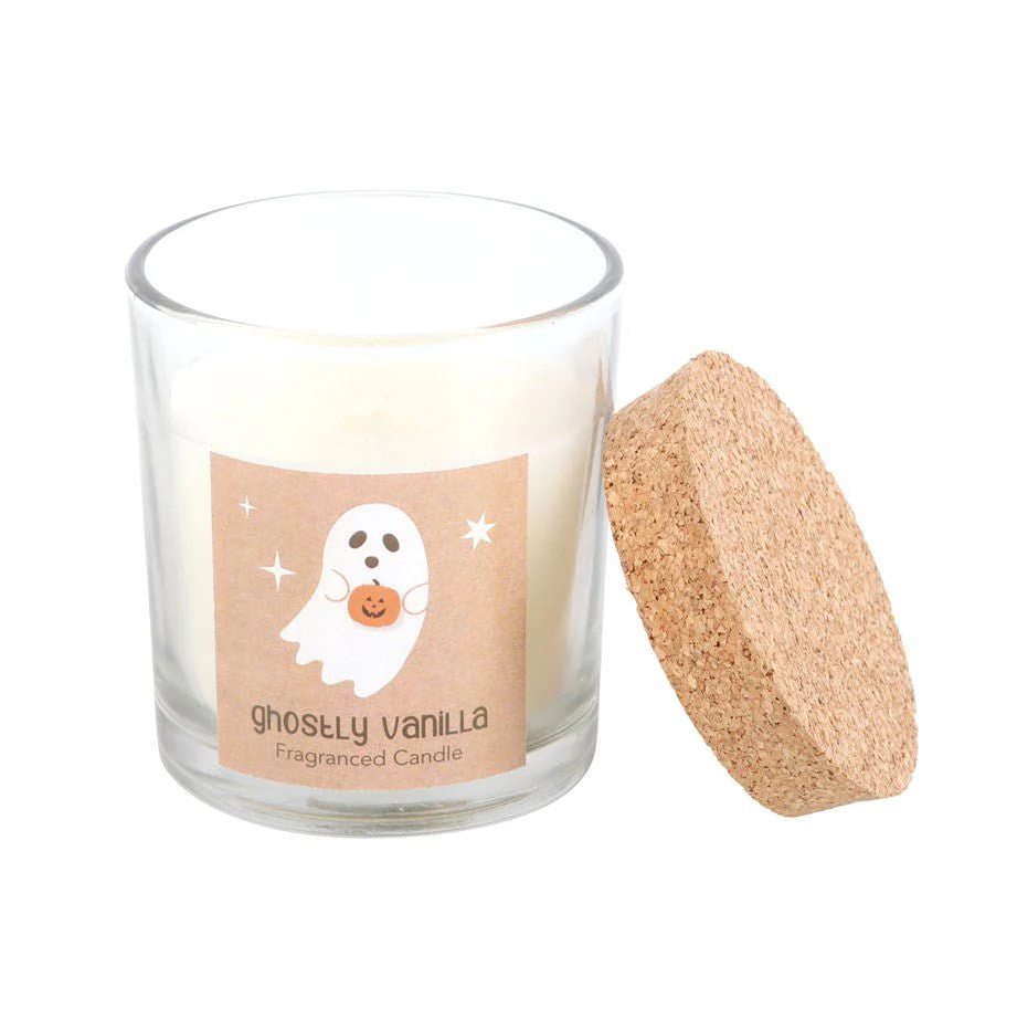 Ghostly Vanilla Glass Candle - Image 2