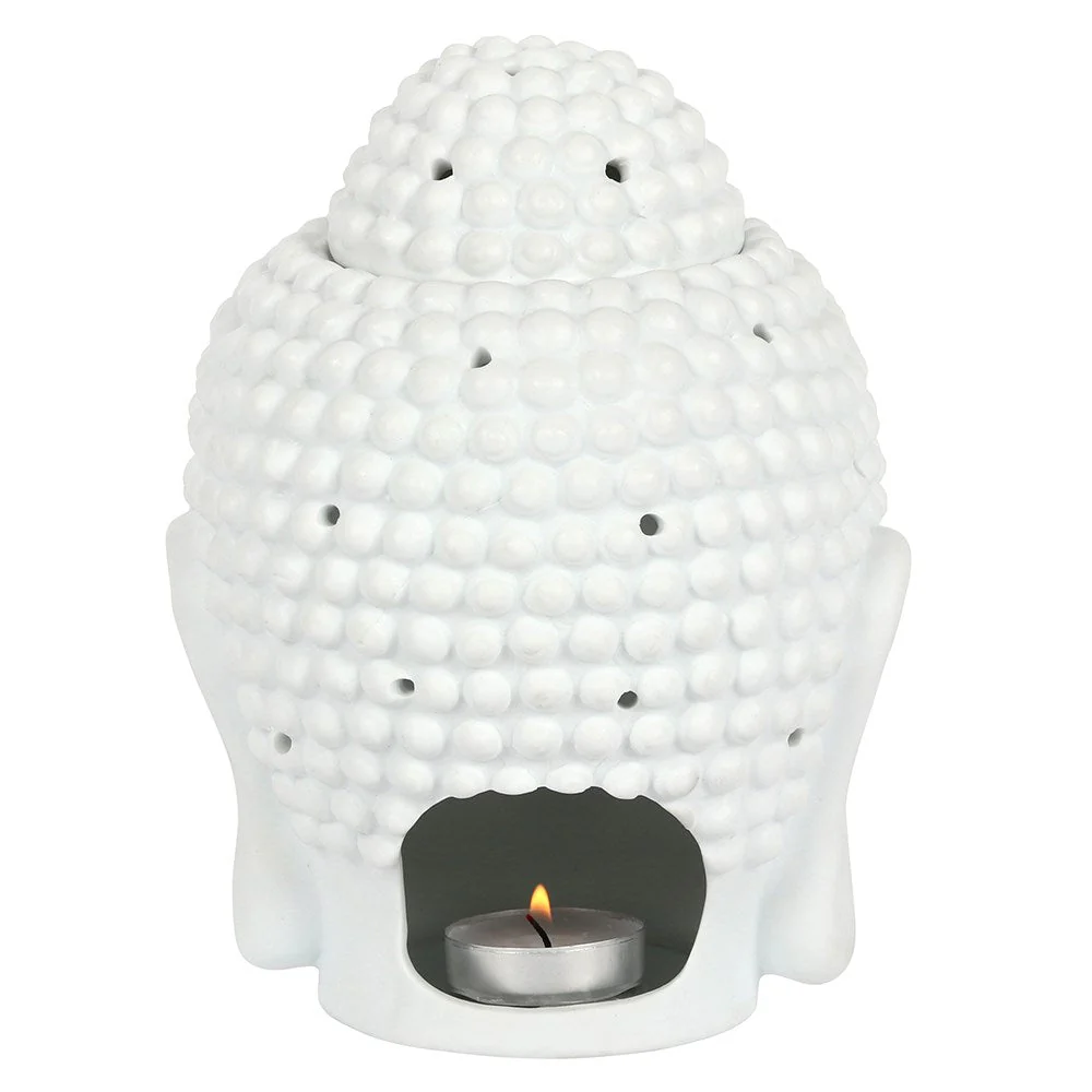 Giant Buddha Head Oil Burner - White - Image 3