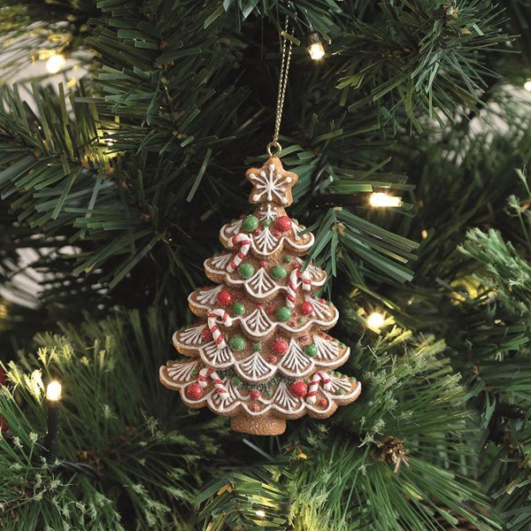 Gingerbread Christmas Tree Hanging Decoration β 10cm - Image 2