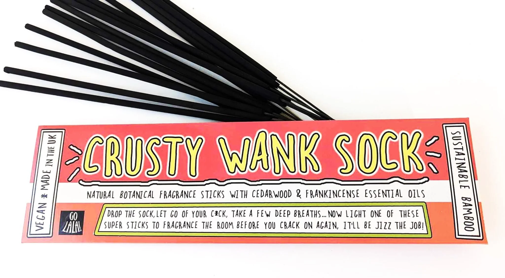 Go La La Crusty Wank Sock Incense Sticks - Image 2