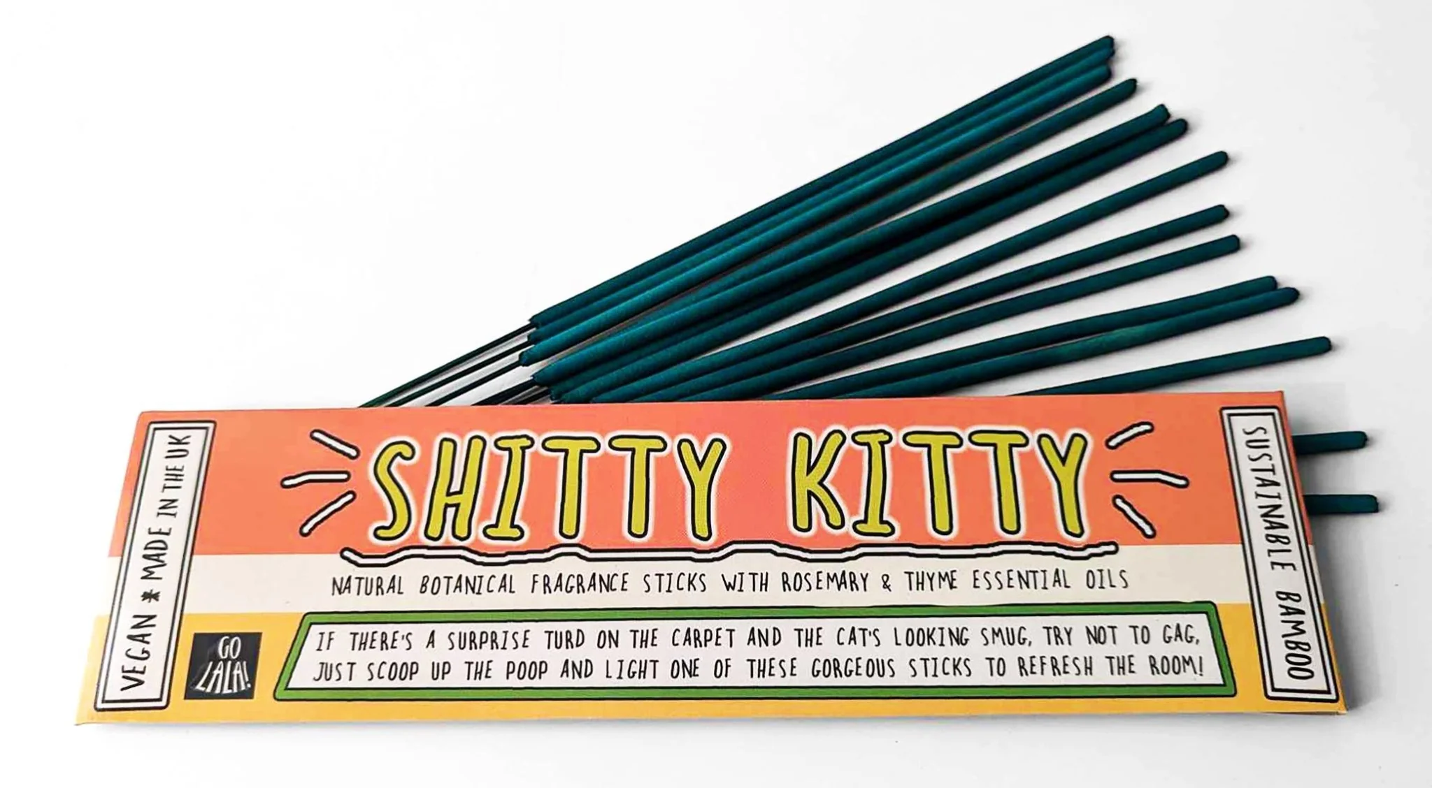 Go La La Shitty Kitty Incense Sticks - Image 2