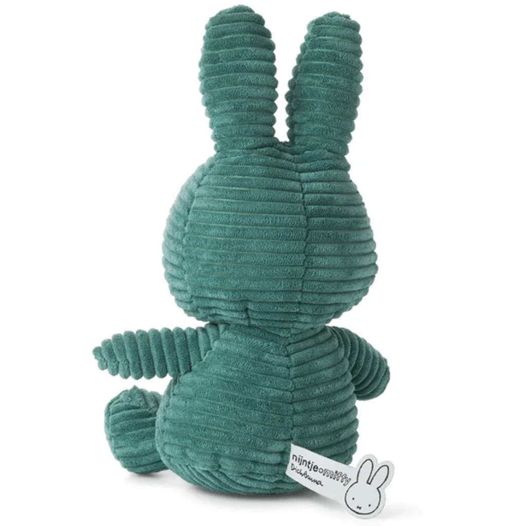Green Corduroy Miffy Plush by Bon Ton Toys - Image 3