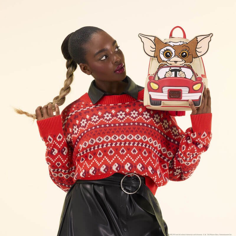 Loungefly Gremlins Gizmo Plush Light-Up Mini Backpack - Image 6