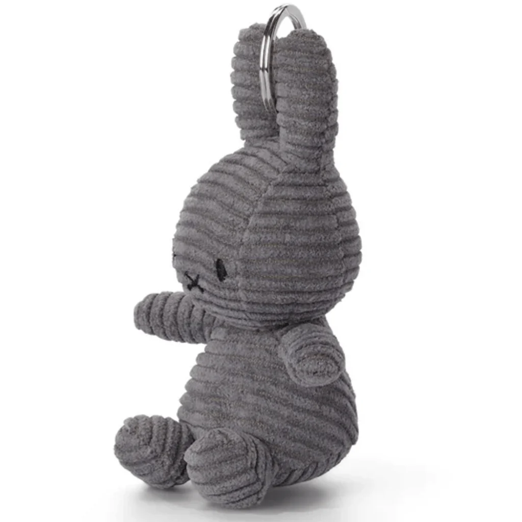 Grey Miffy Corduroy Keyring – Bon Ton Toys - Image 2