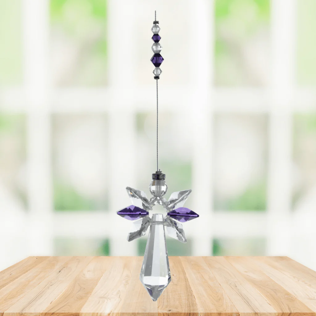 Wild Things Large Amethyst Guardian Angel ā February Birthstone Gift - Image 2