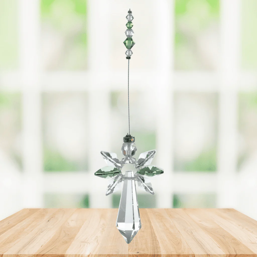 Wild Things Large Peridot Guardian Angel ā August Birthstone Gift - Image 2