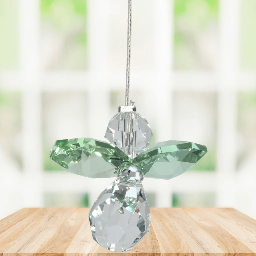 Wild Things Small Peridot Guardian Angel ā August Birthstone Gift - Image 2