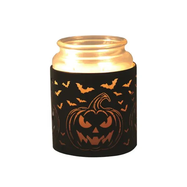 Halloween Pumpkin Wax Melt Burner – Jack-o’-Lantern & Bats - Image 3