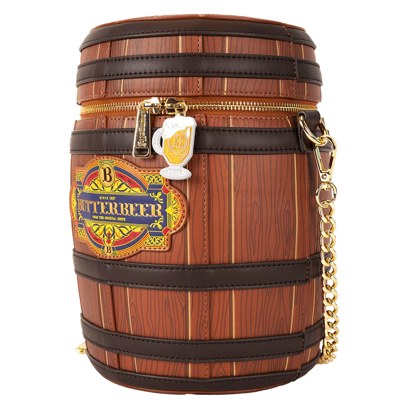 Loungefly Harry Potter Butterbeer Barrel Scented Figural Crossbody Bag - Image 2