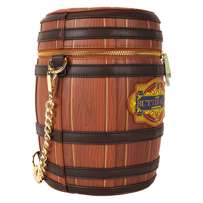 Loungefly Harry Potter Butterbeer Barrel Scented Figural Crossbody Bag - Image 3