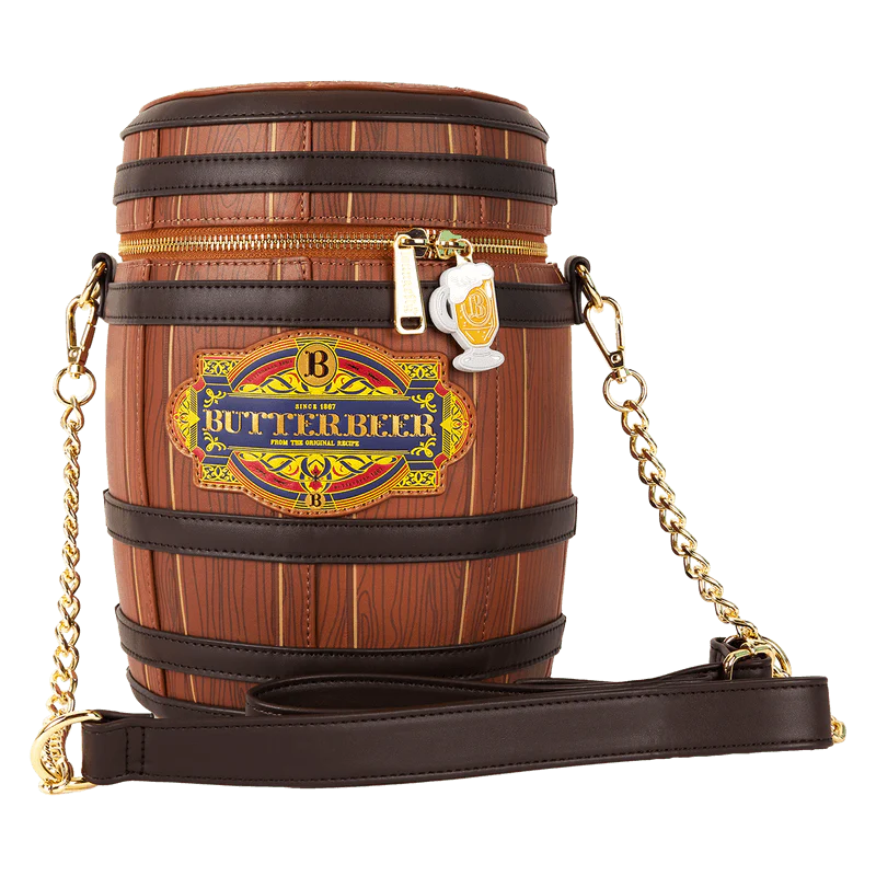 Loungefly Harry Potter Butterbeer Barrel Scented Figural Crossbody Bag - Image 4